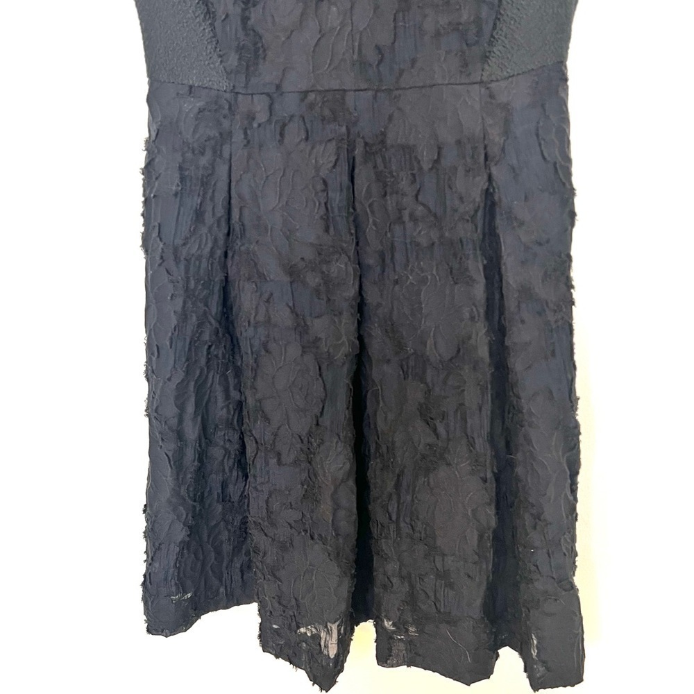 2/$30 H&M - Black Floral detailed Sleeveless Mini Dress - Picture 4 of 6